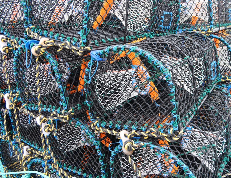 Lobster pots, nets and other fishing paraphernalia 
